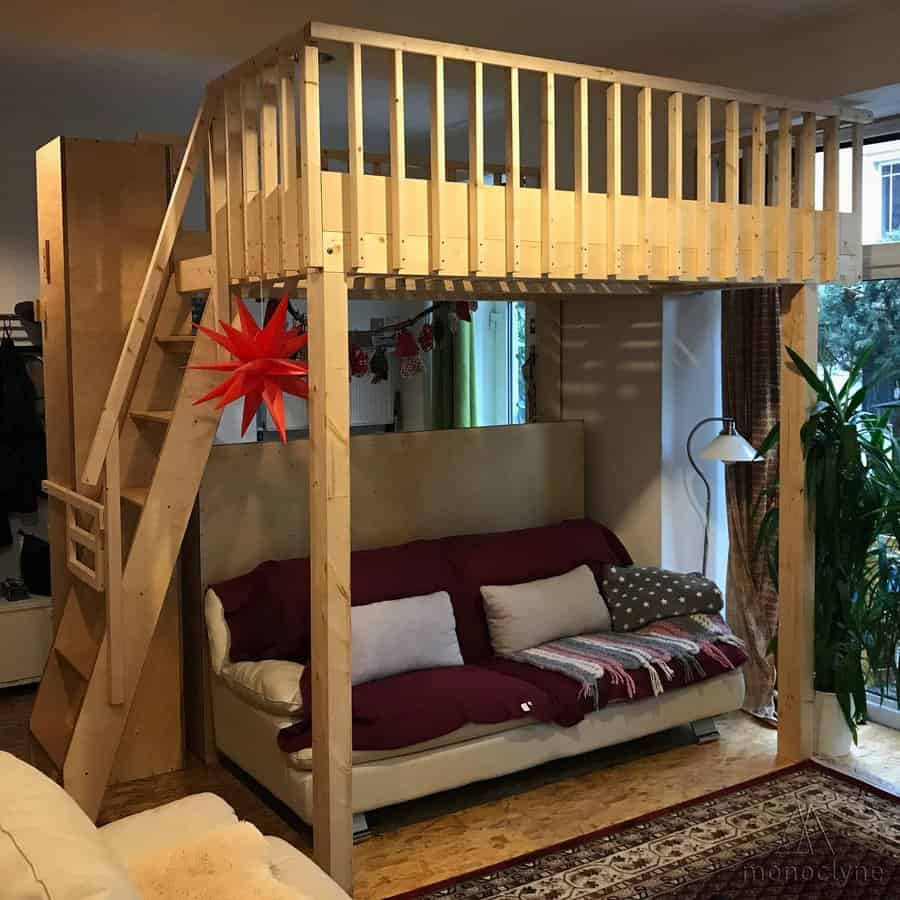 Couch Loft Bed Ideas Monoclyne