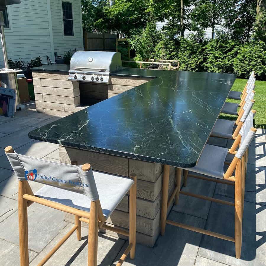 Countertop Outdoor Kitchen Ideas United Granite