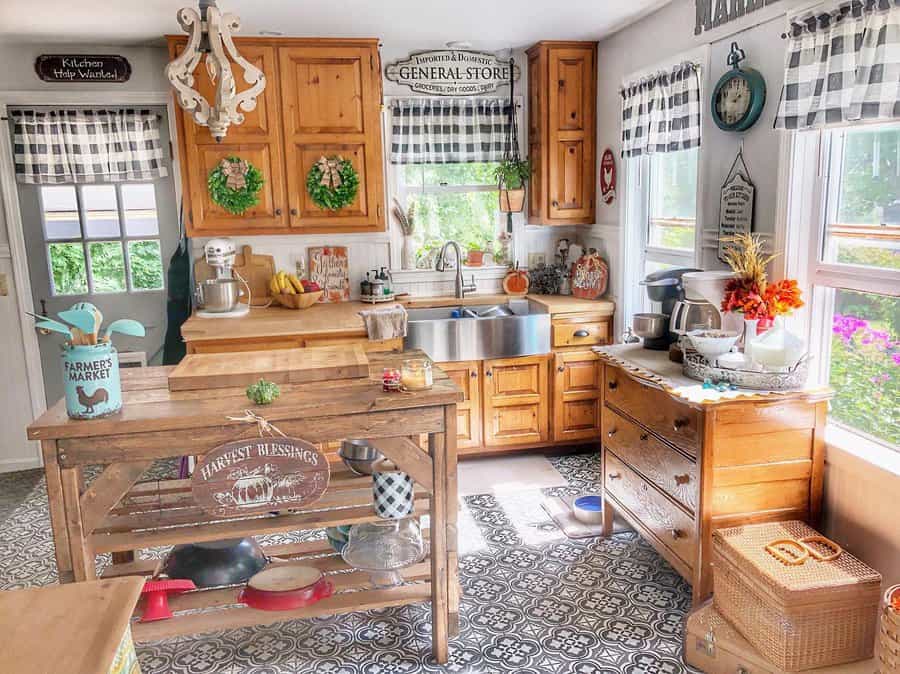 Country Farmhouse Kitchen Ideas Anabelle B