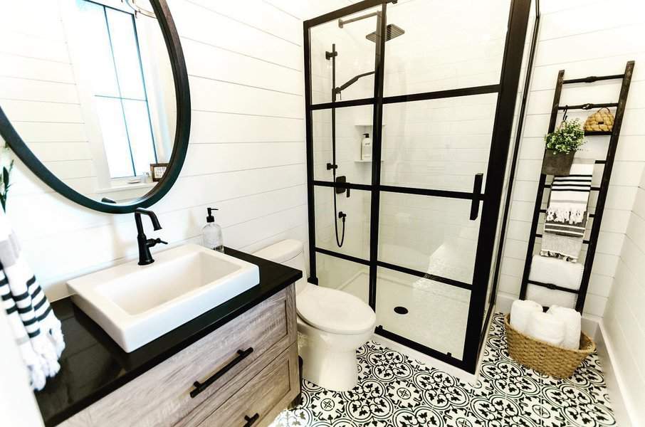 Country Master Bathroom Ideas Farmhouse On Bennett