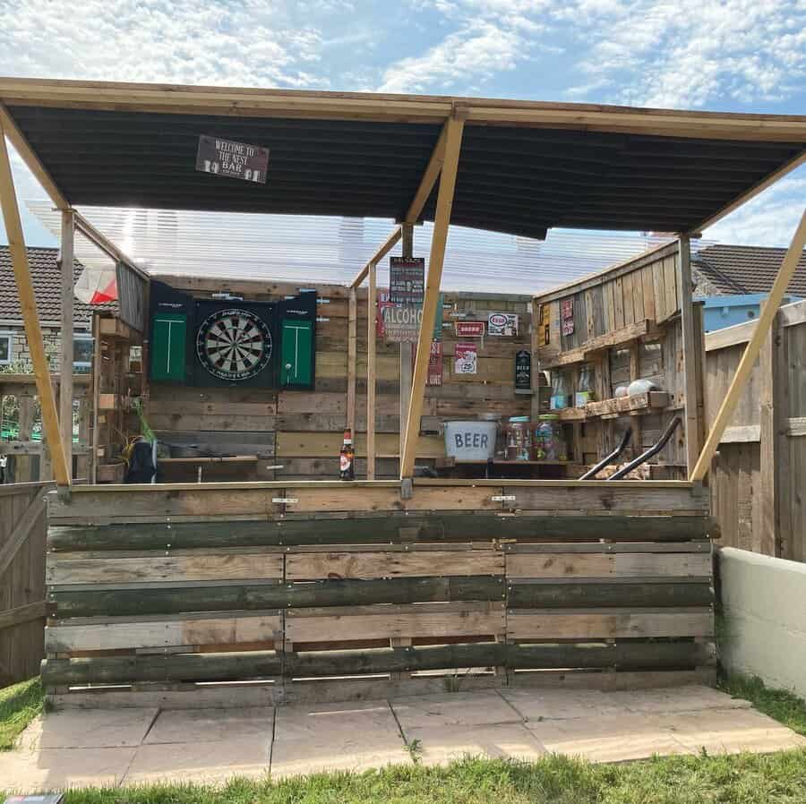 Covered Backyard Bar Ideas Adam Dave Brooks