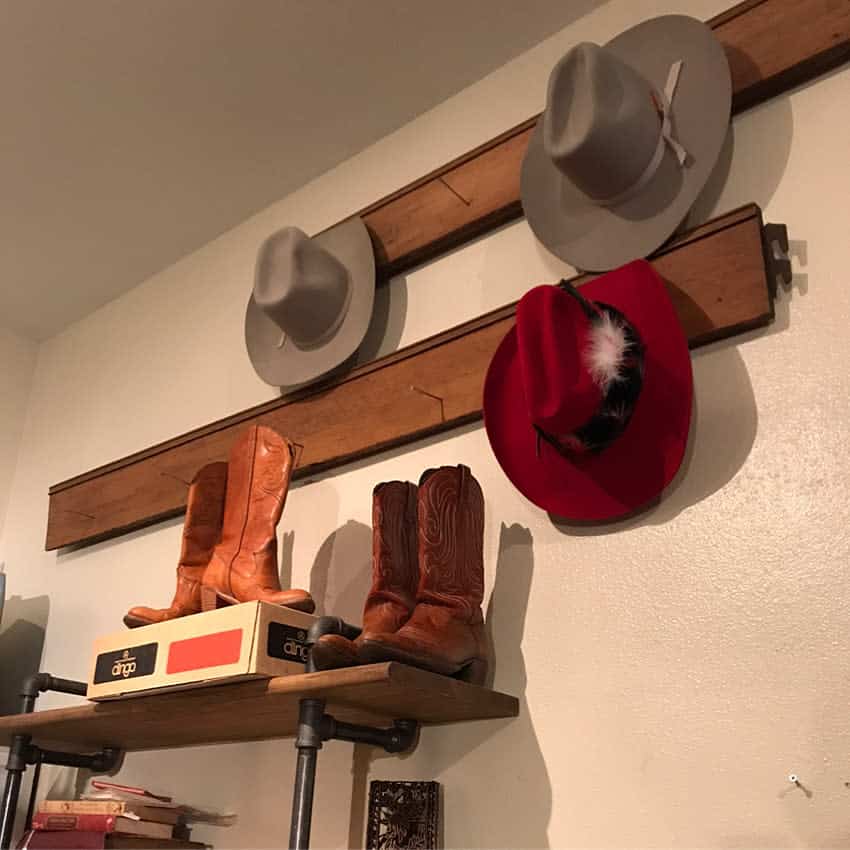 Cowboy Hat Rack Ideas Thfloorvintage