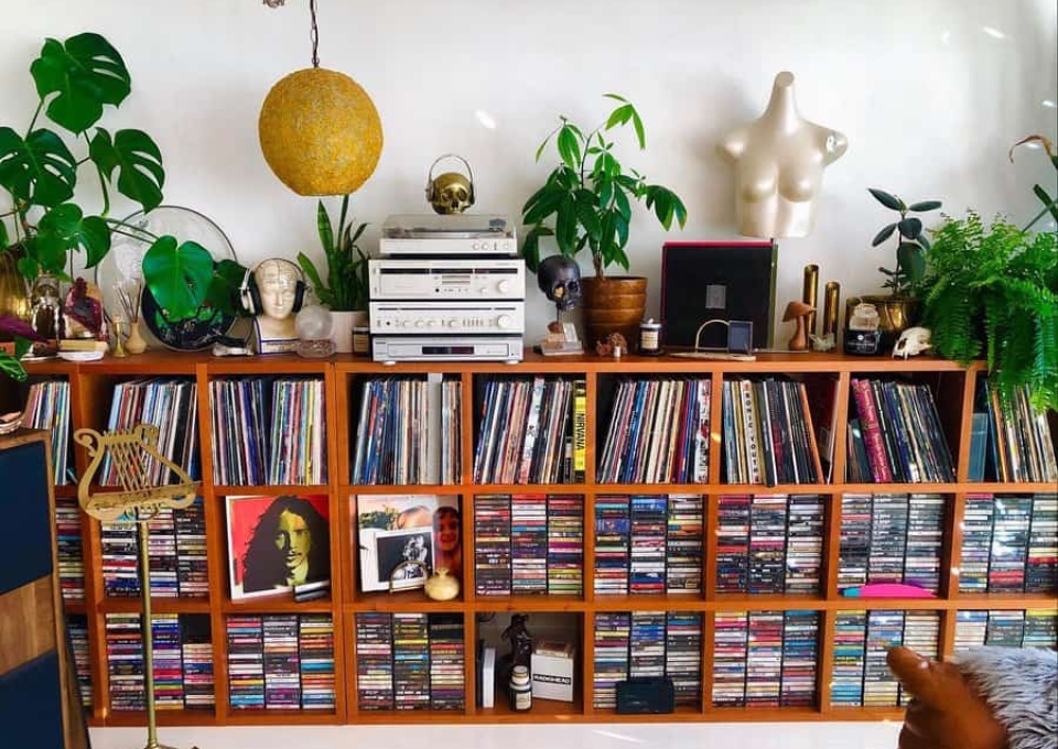 Cube Shelves Record Storage Ideas Grungyhippie