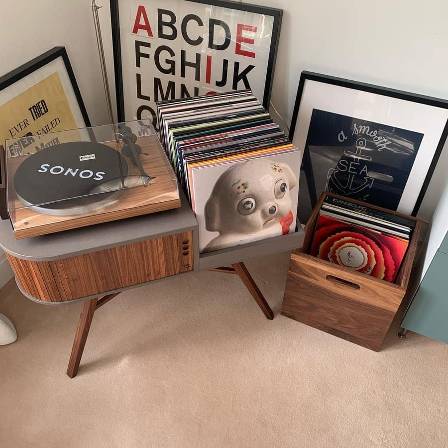 Custom Cabinet Record Storage Ideas Matt Rutherford