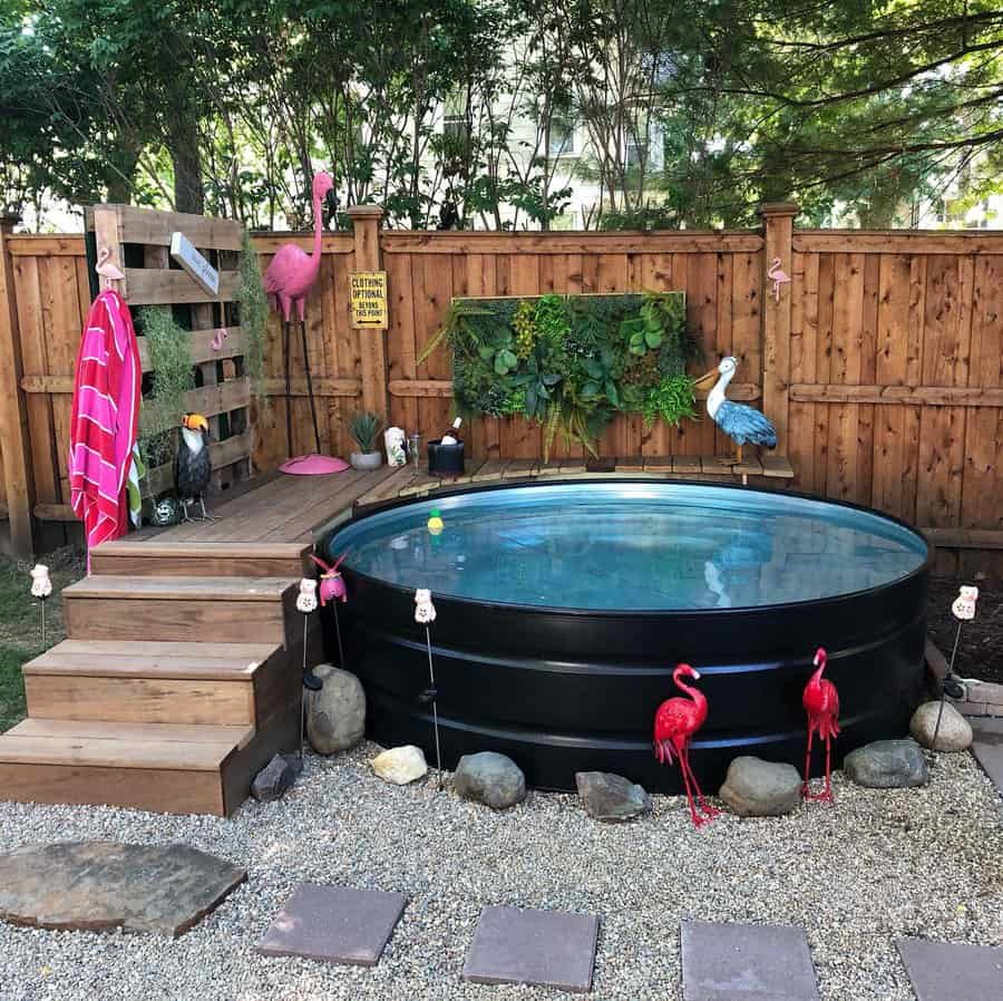 Diy Backyard Pool Ideas Notaskinnyveganswife