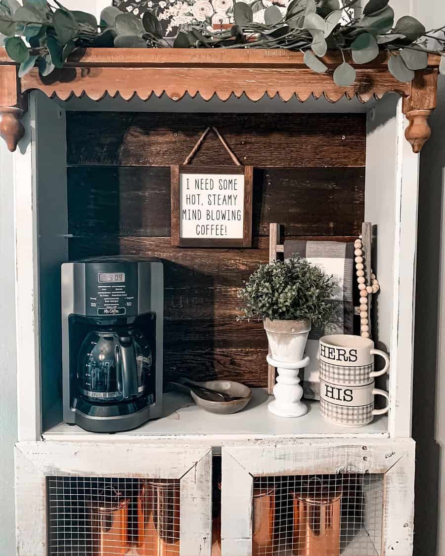 Diy Coffee Station Ideas Copperblossomfarmhouse