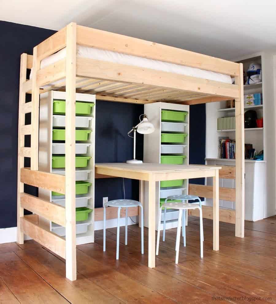 Diy Loft Bed Ideas Jaimecostiglio