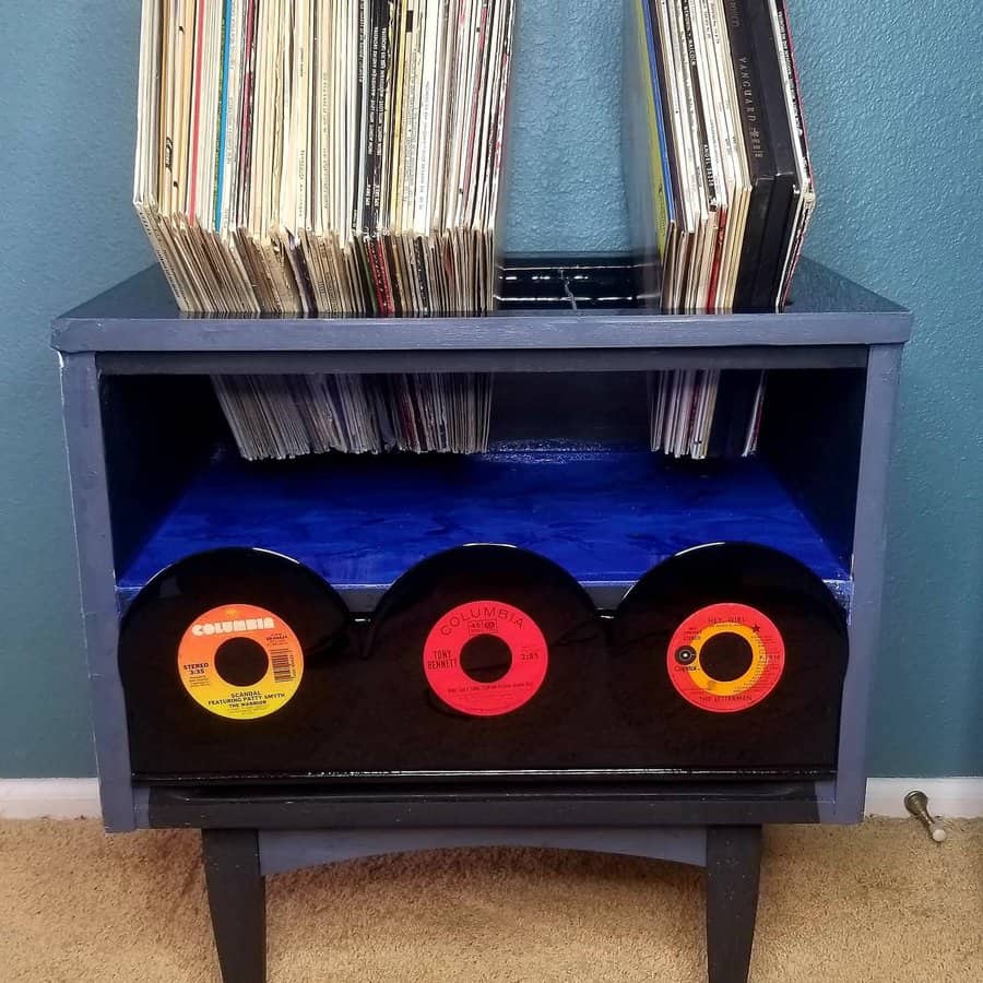 Diy Record Storage Ideas Kristacarpenterart