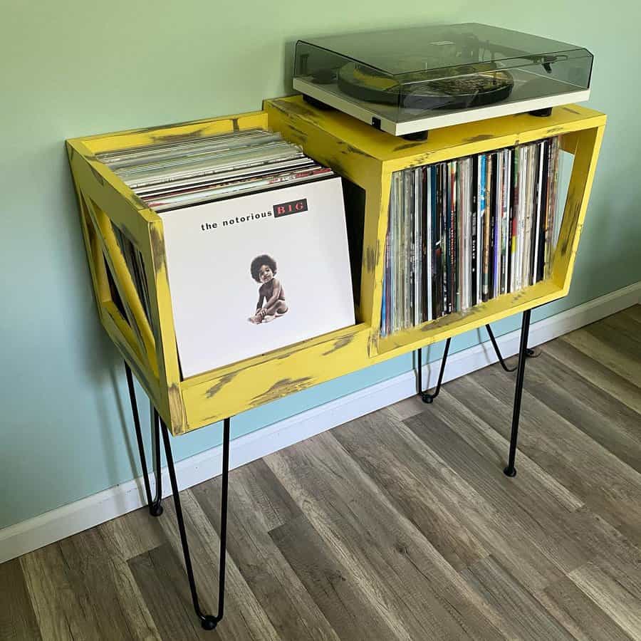 Diy Record Storage Ideas Proudowlhandcrafted