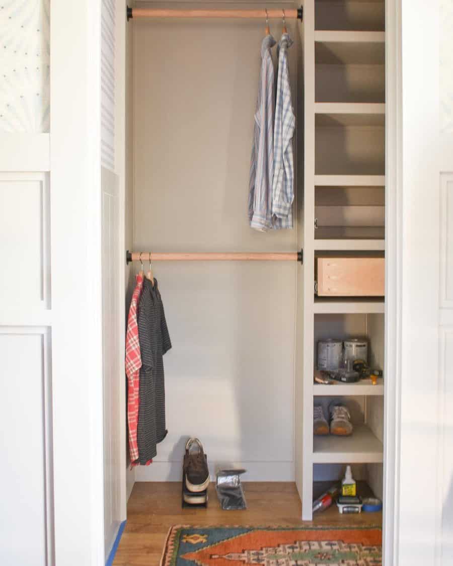 Diy Small Closet Ideas Hilltown House