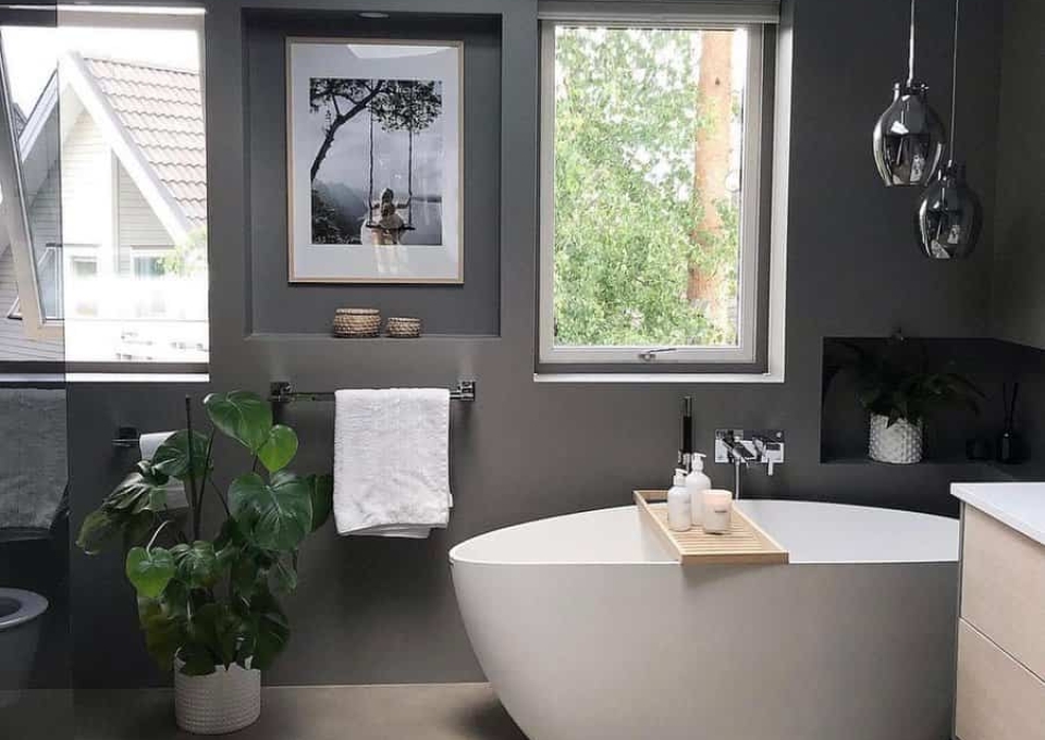 Dark Gray Bathroom Ideas Inspospira