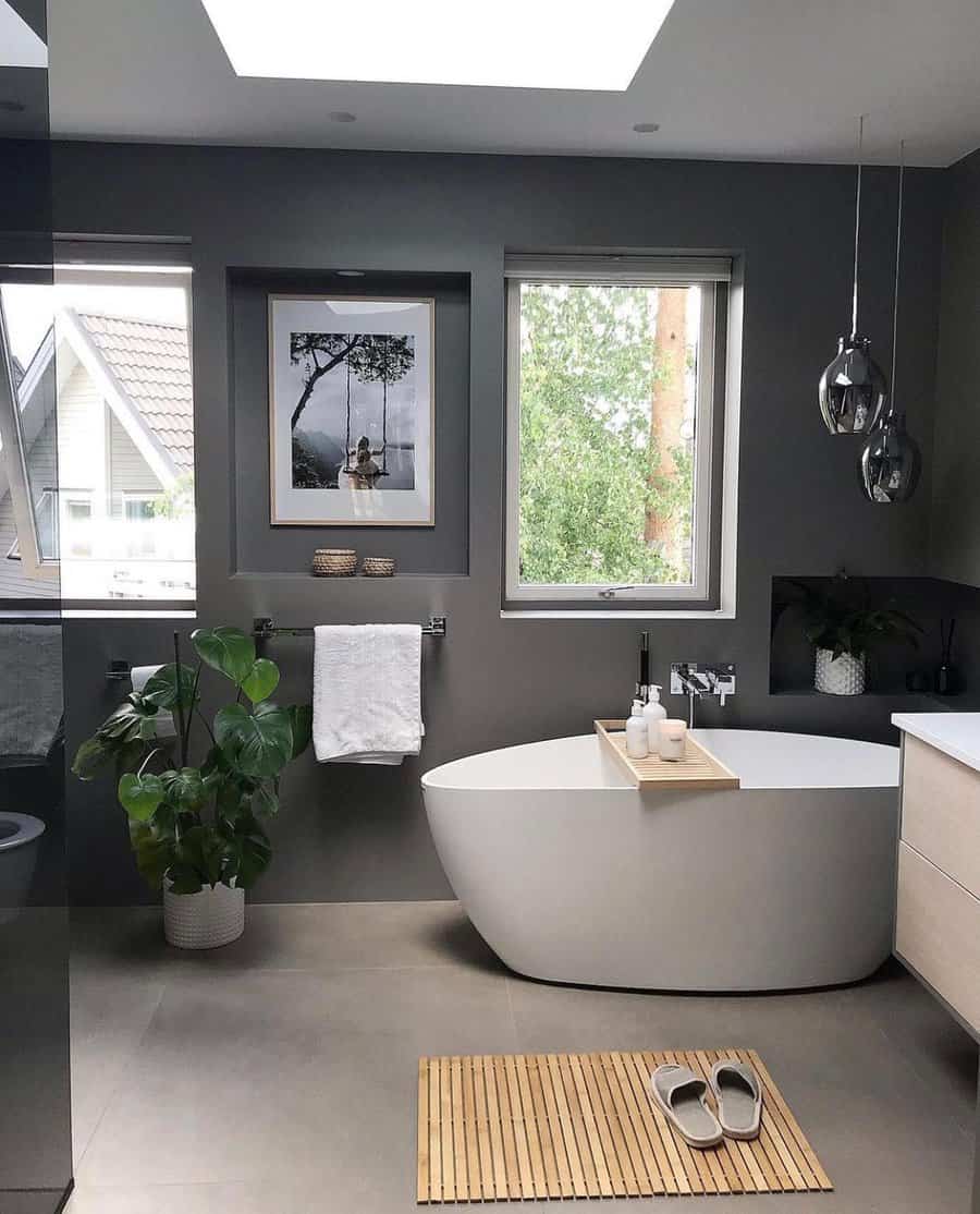 Dark Gray Bathroom Ideas Inspospira