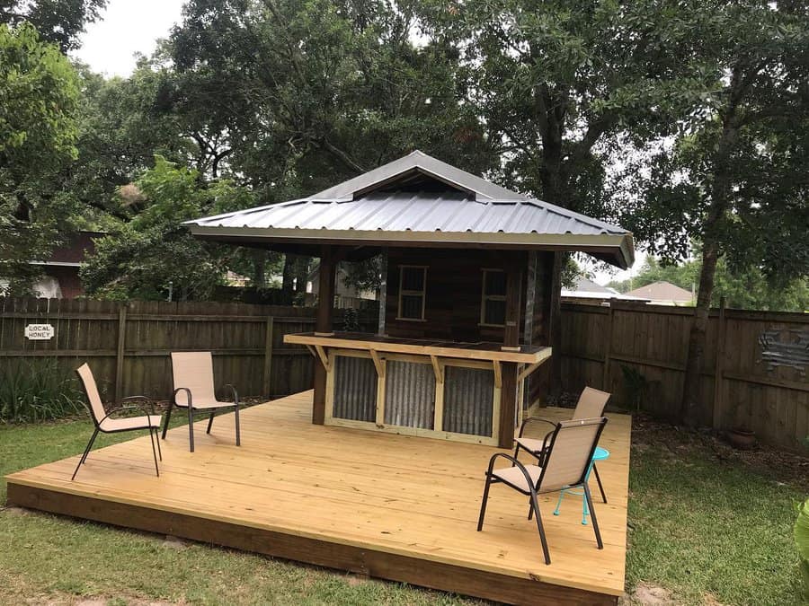 Deck Backyard Bar Ideas Esters Will