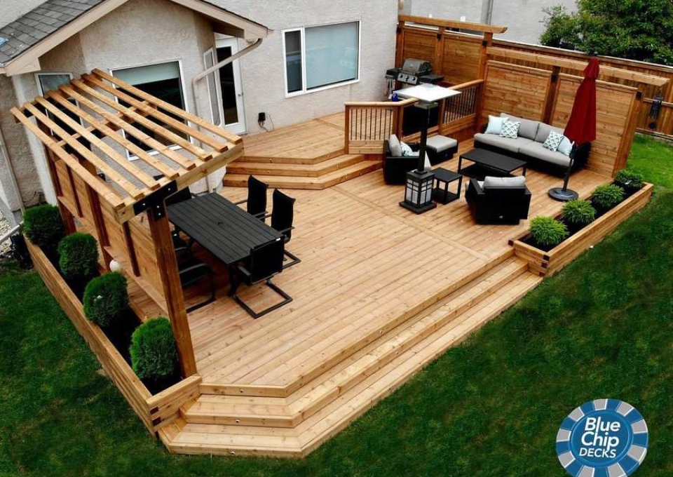 Deck Backyard Privacy Ideas Bluechipdecks