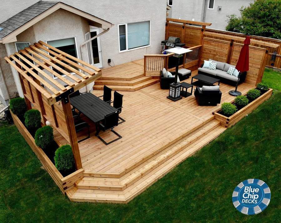 Deck Backyard Privacy Ideas Bluechipdecks