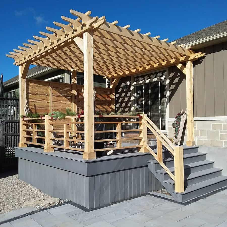 Deck Backyard Privacy Ideas Industrialreworks