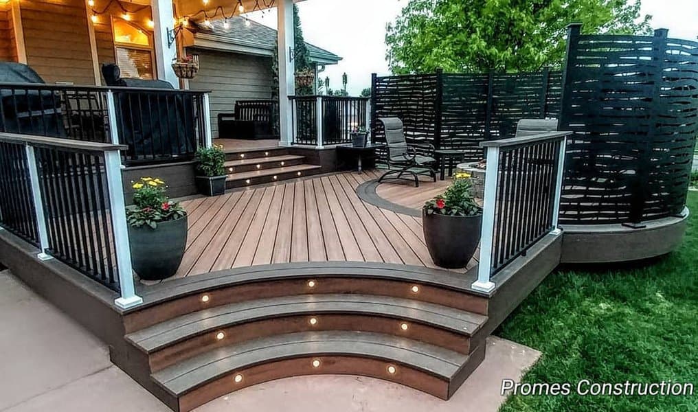 Deck Backyard Privacy Ideas Promes Construction