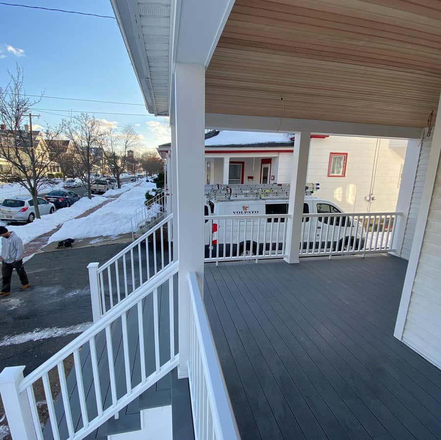 Deck Front Porch Railing Ideas Volpatoconstruction