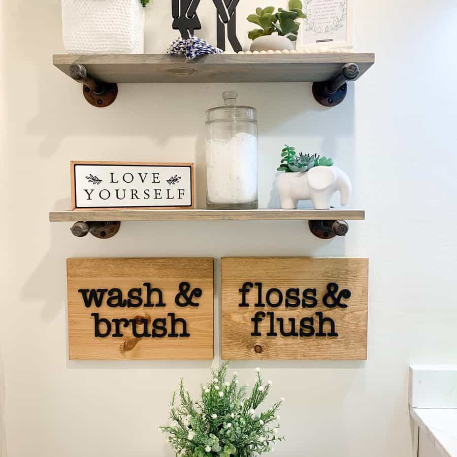 Decor Rustic Bathroom Woodworks