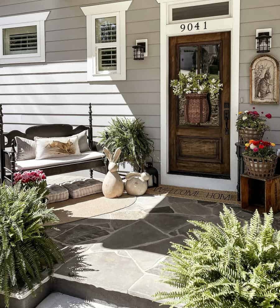 Decorating Small Front Porch Ideas Velveteenandgrace