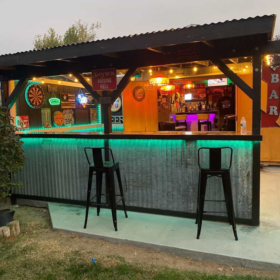 Design Backyard Bar Ideas The Lucky Barrow Pubshed