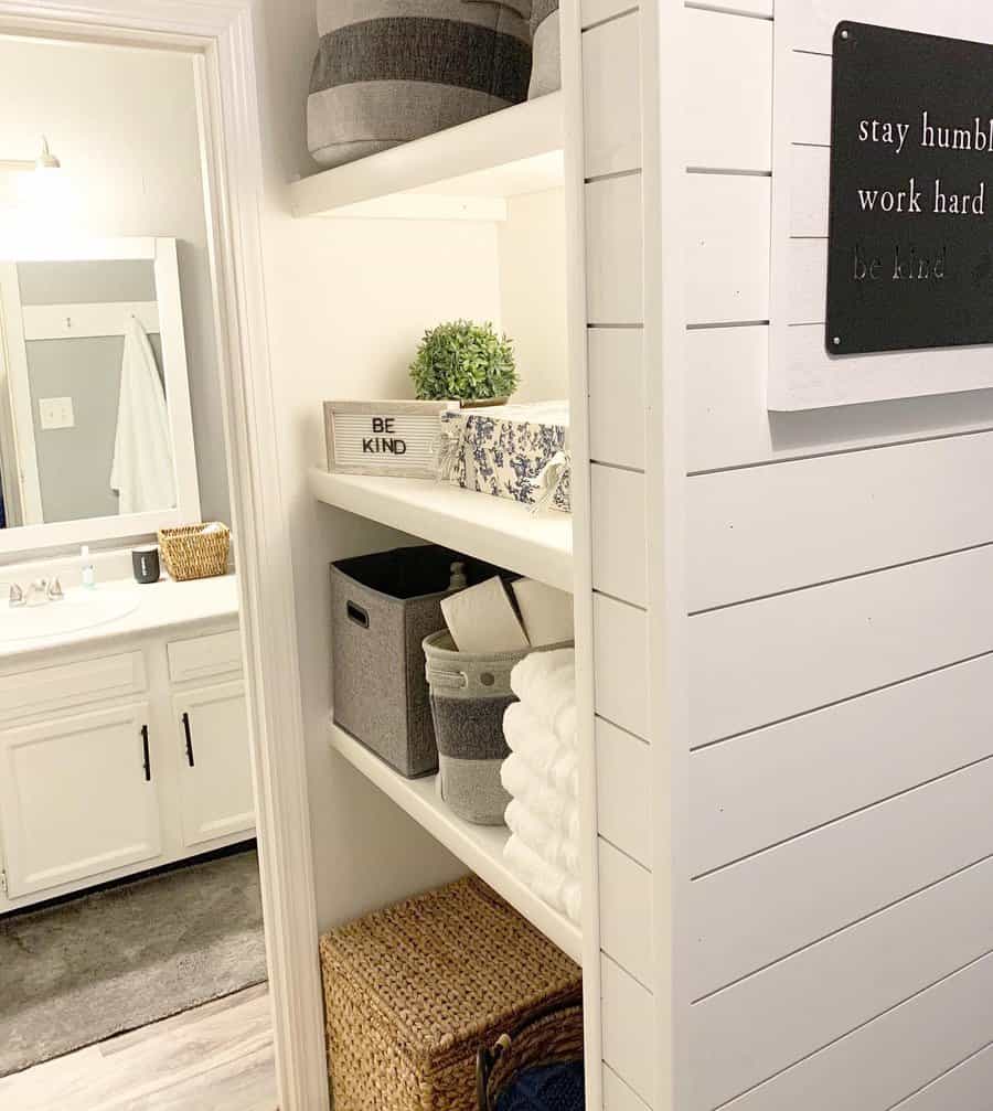 Doorless Bathroom Closet Ideas Faith Family Decorate