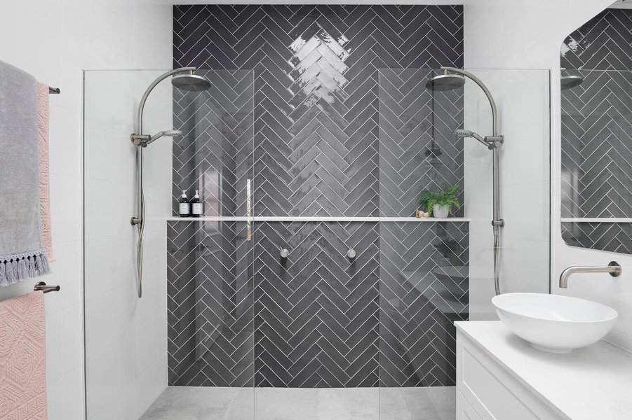 Double Bathroom Shower Ideas Space Ild