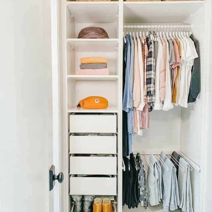 Drawer Small Closet Organization Ideas Scandi Space