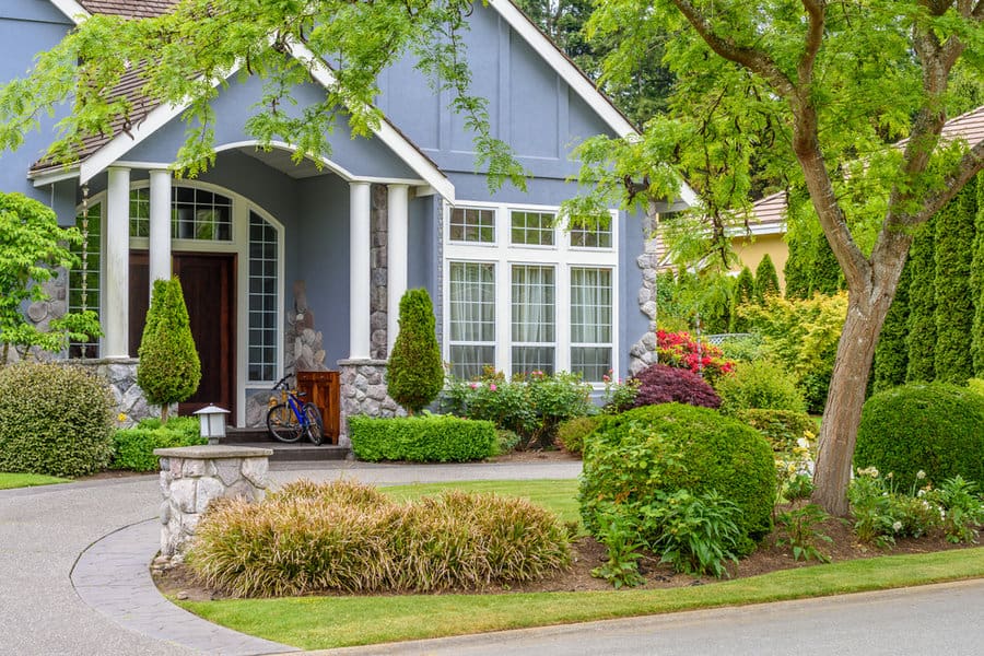 Driveway Or Walkway Landscaping Ideas For Front Of House