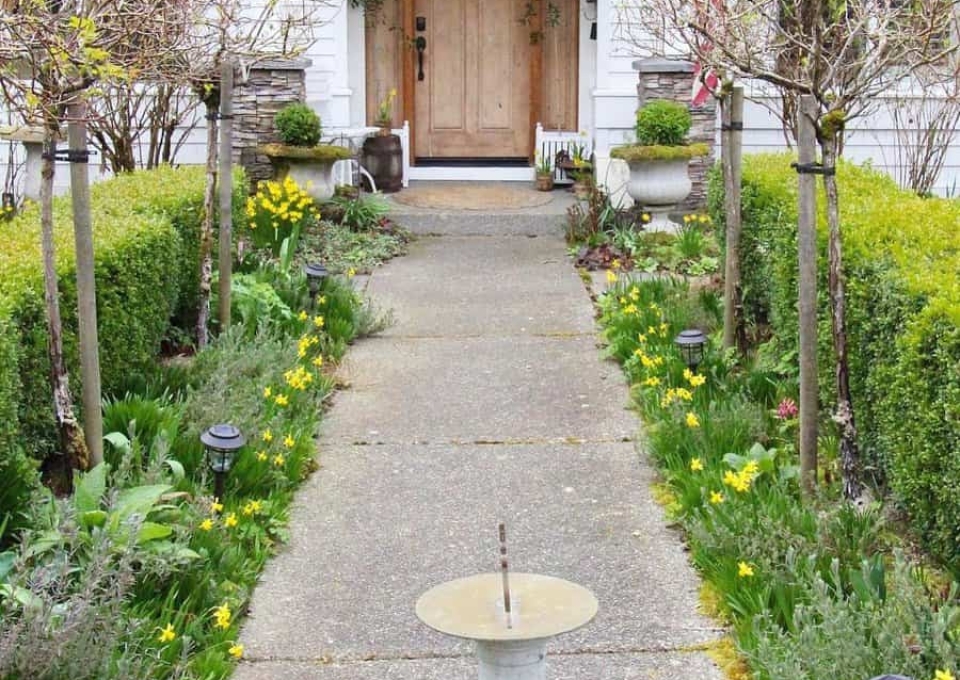 Entry Way Front Garden Ideas Fishtailcottage