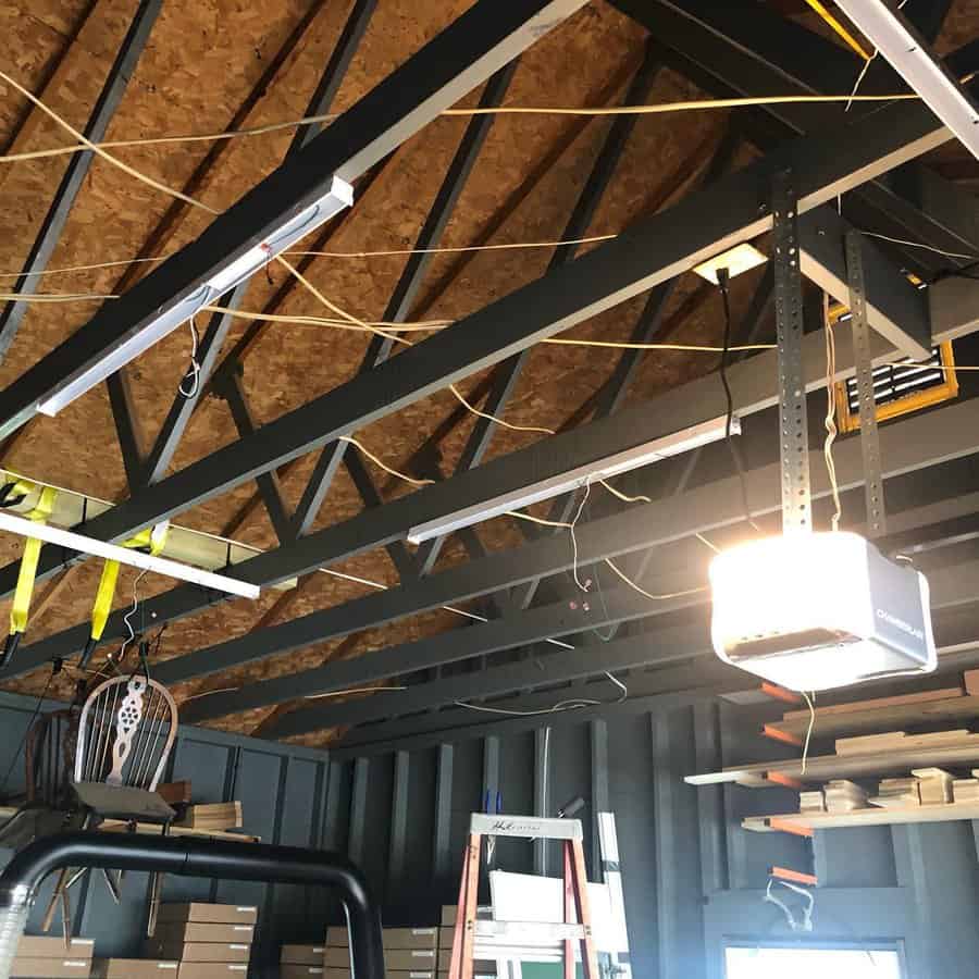 Exposed Garage Ceiling Ideas Kellyelectricservicesllc