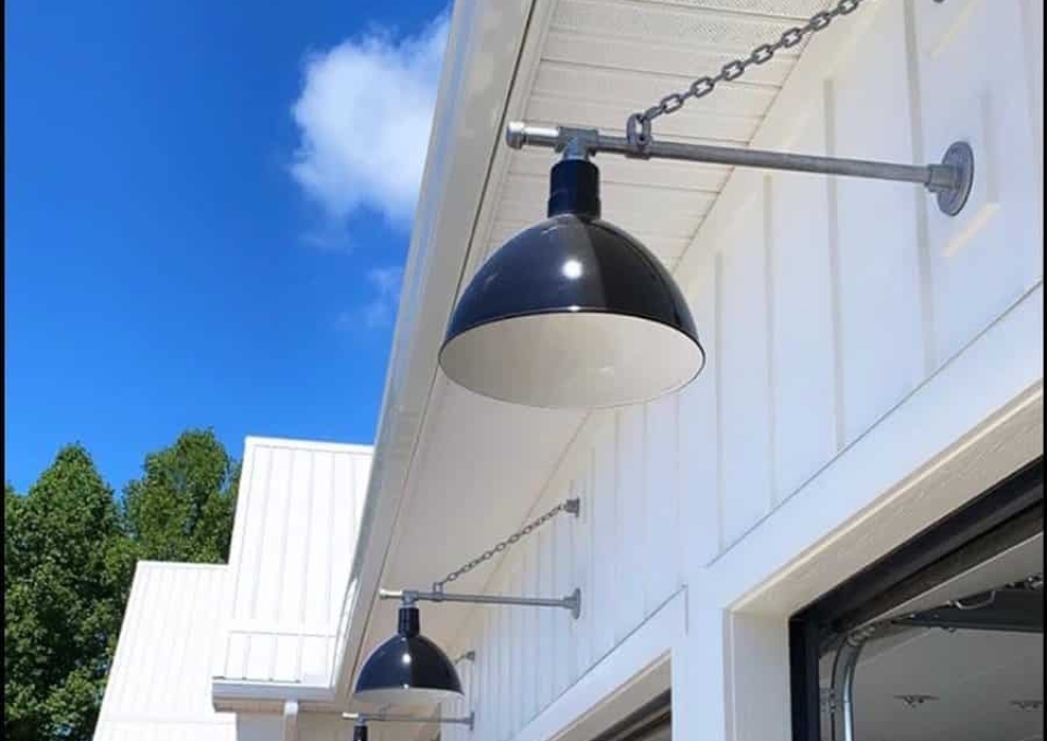 Exterior Garage Lighting Ideas Buildingredwhiteandblue