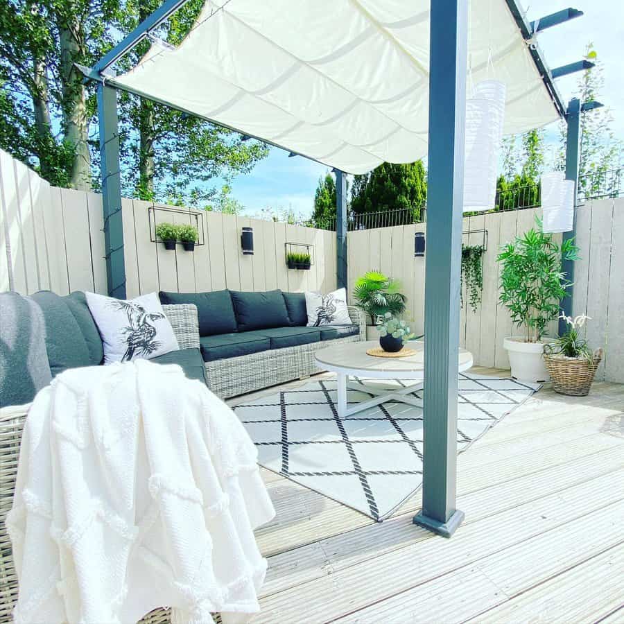 Fabric Inexpensive Patio Shade Ideas Visitnumber