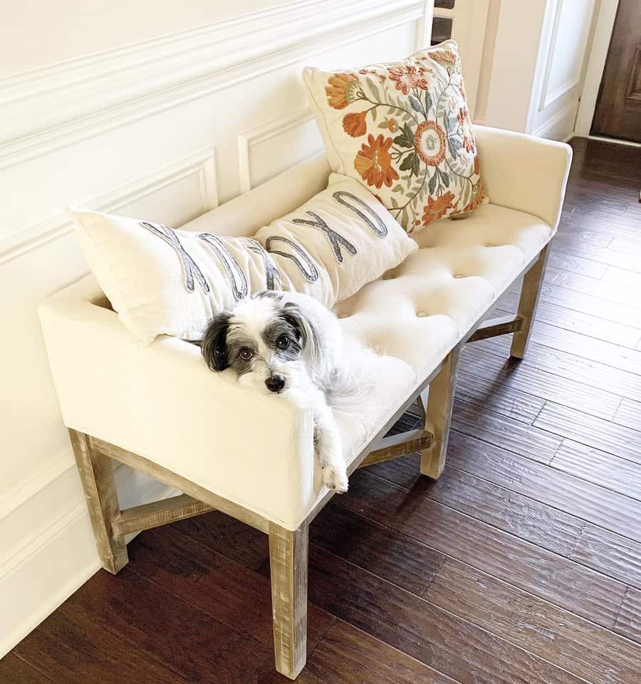 Farmhouse Entryway Bench Ideas Sunshine N Sunflowers