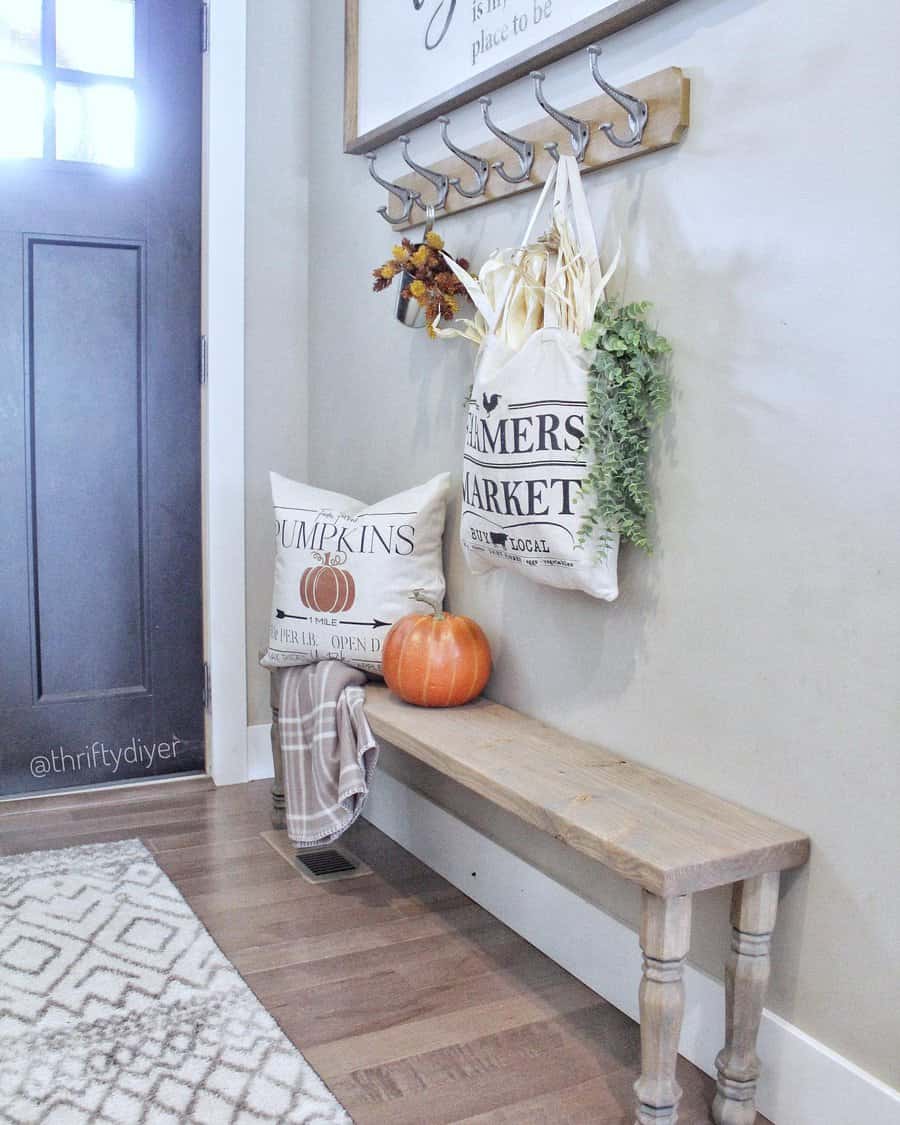 Farmhouse Entryway Bench Ideas Thriftydiyer