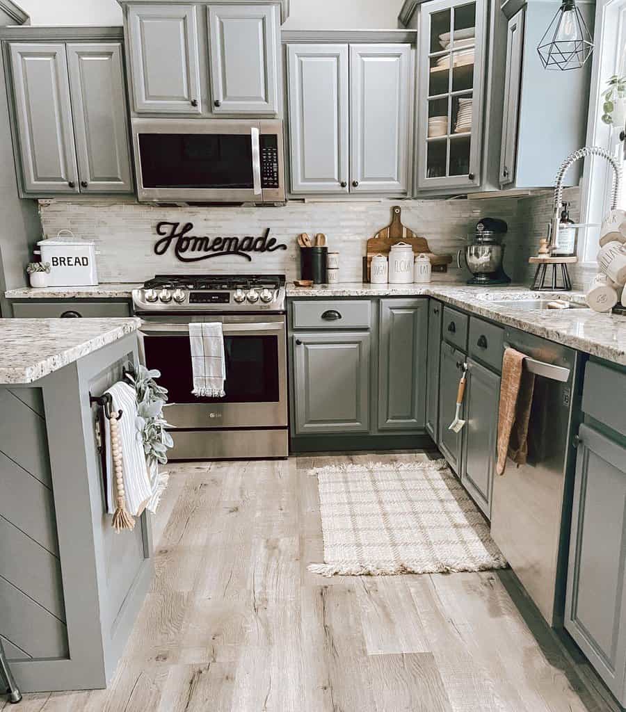 Farmhouse Painted Kitchen Cabinet Ideas Mitten Mack