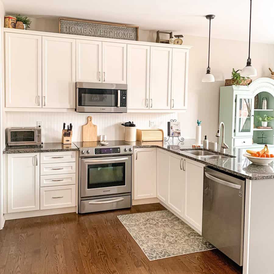 Farmhouse Painted Kitchen Cabinet Ideas Thegatheredheart