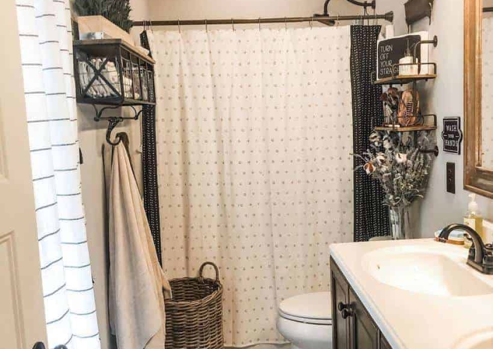 Farmhouse Shower Curtain Ideas The Spain Casa