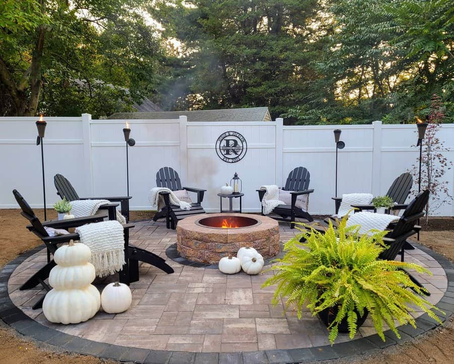 Fire Pit Stone Patio Ideas Jocelyn Jujess