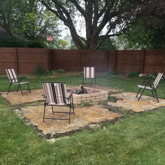 Firepit Cheap Patio Ideas Rev Beek