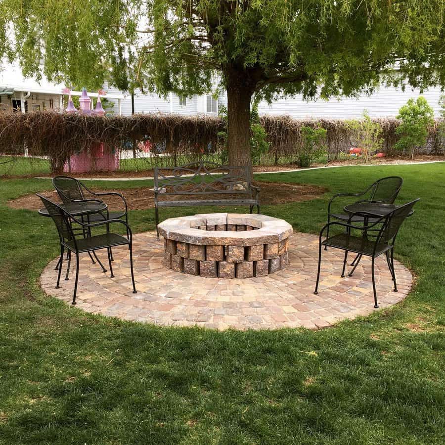 Firepit Cheap Patio Ideas Sarahzina