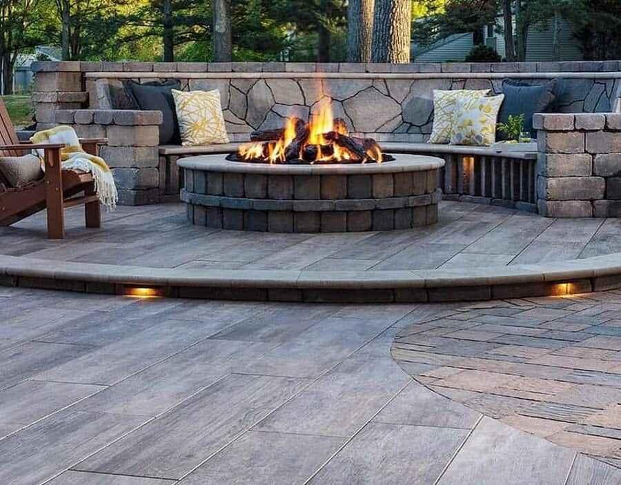 Firepit Hardscaping Ideas Burncolandscape