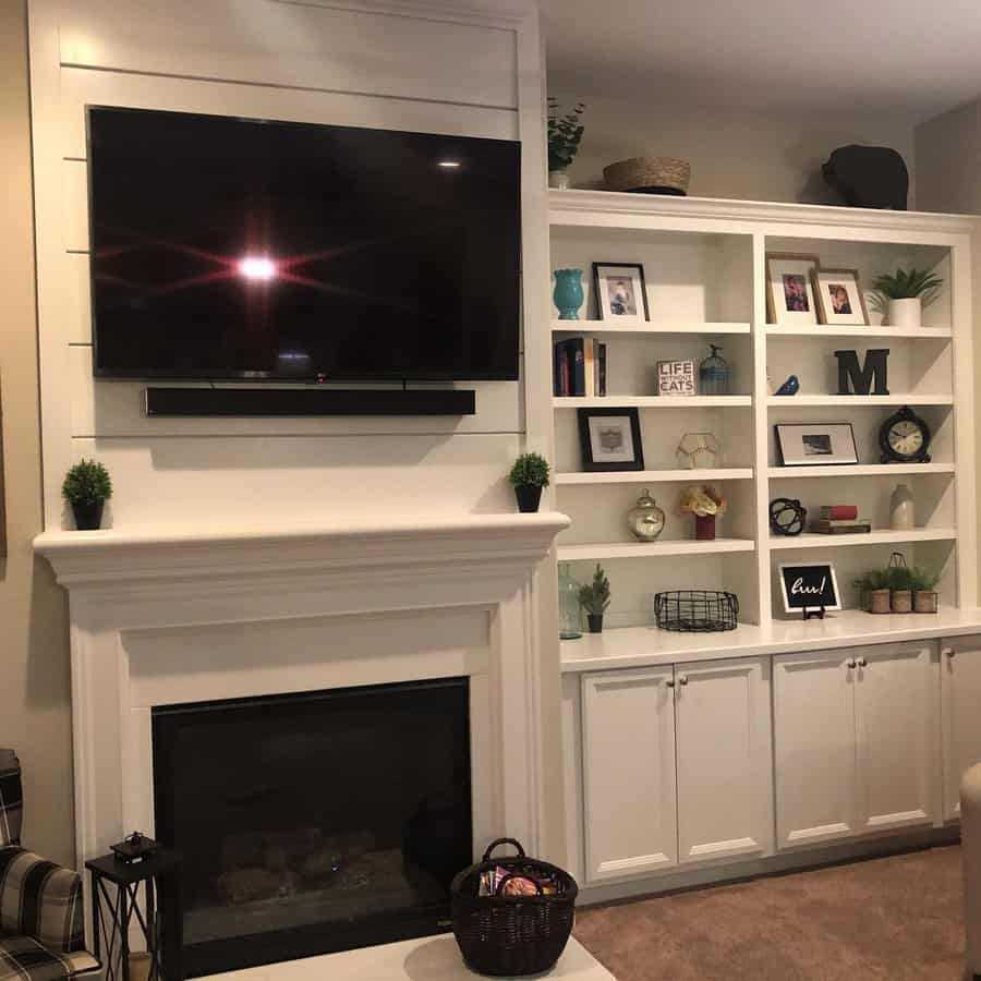 Fireplace Wall Ideas With Tv Generationscustomcabinetry