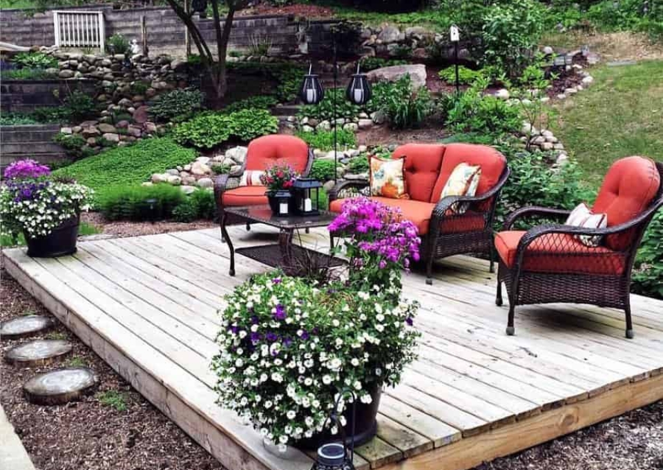 Floating Deck Cheap Patio Ideas Farmtotablecreations