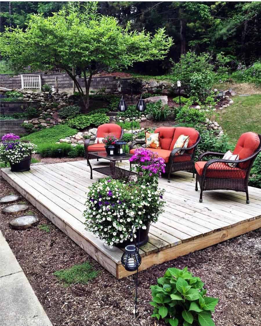 Floating Deck Cheap Patio Ideas Farmtotablecreations