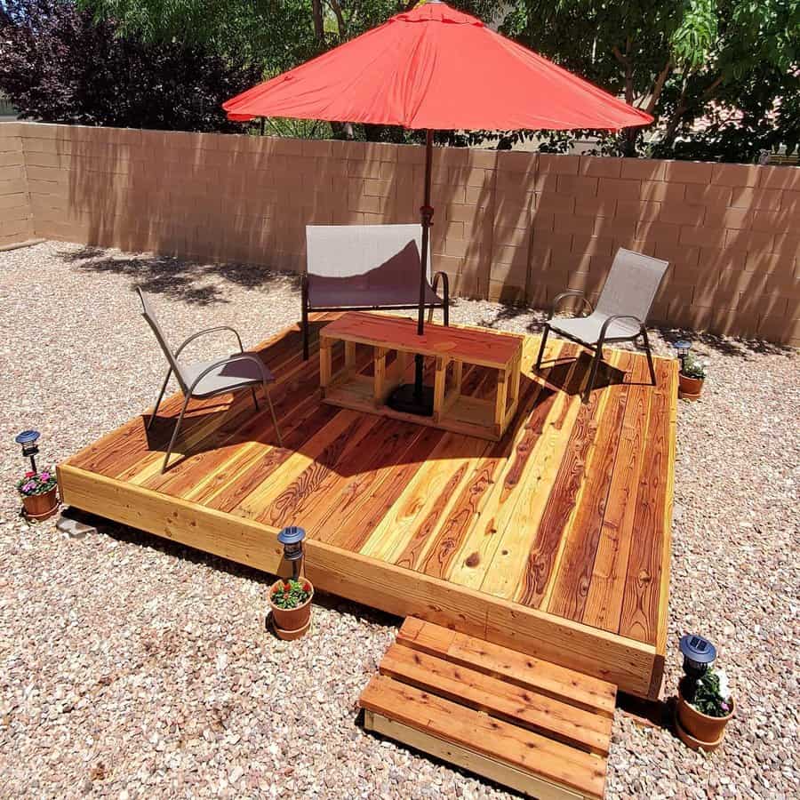 Floating Deck Cheap Patio Ideas Ricketybuilt