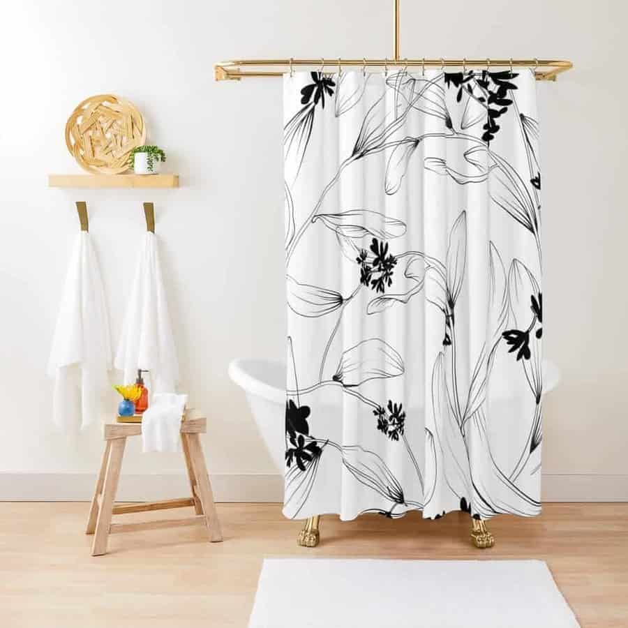 Floral Shower Curtain Ideas Beargygoods