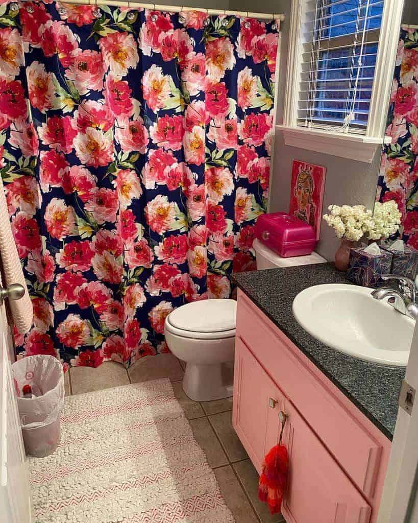 Floral Shower Curtain Ideas Junksavvymomma