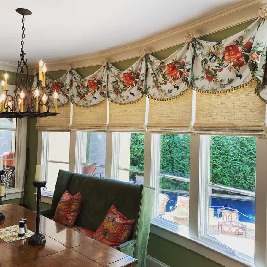 Floral Window Valance Ideas Definedbydarla