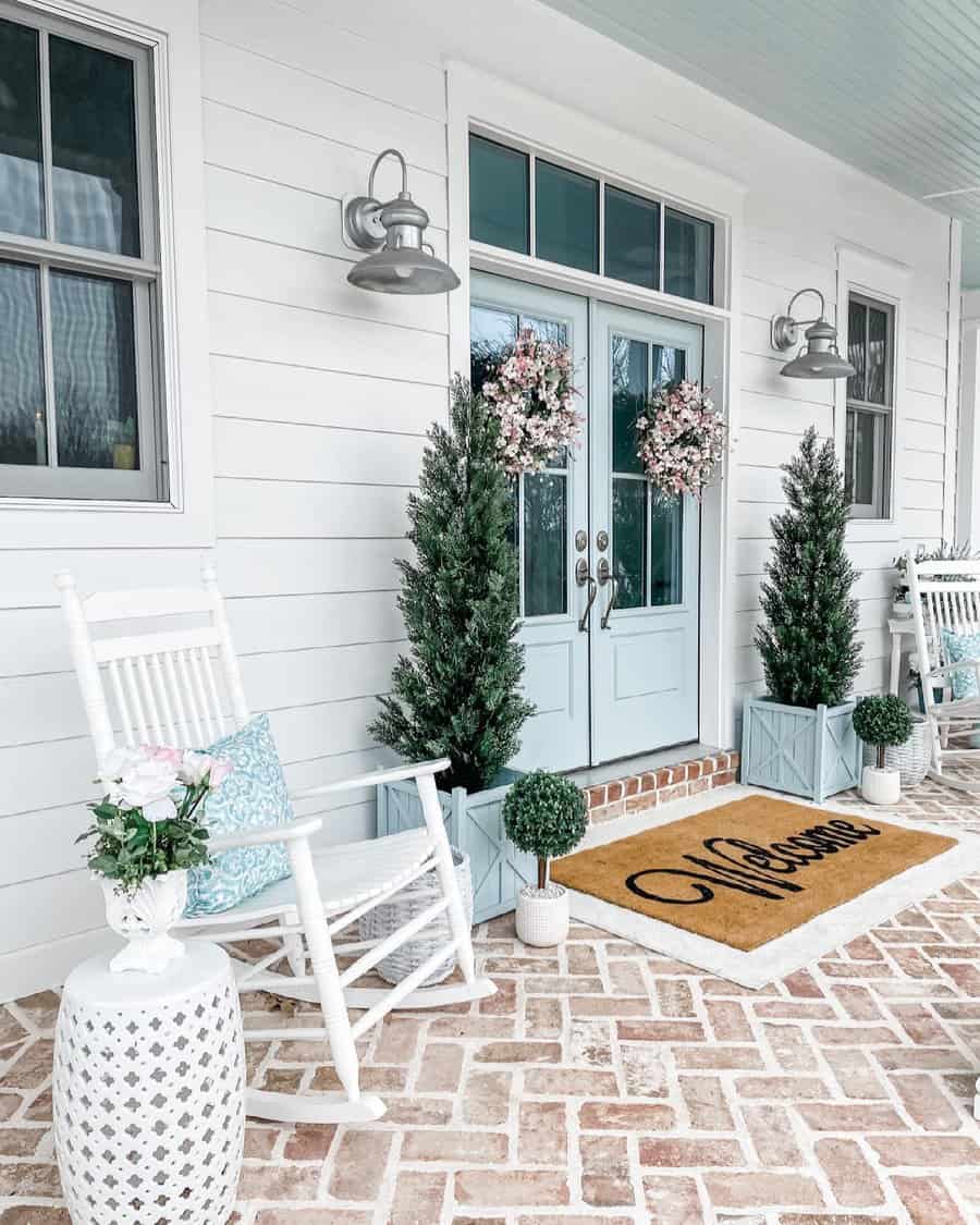 Flower Small Front Porch Ideas From The Hartland